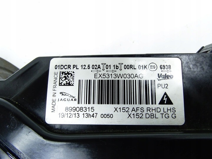 фото №12, Фара лампа лівий перед ліва передня jaguar f-type x152 ex53-13w030-ag