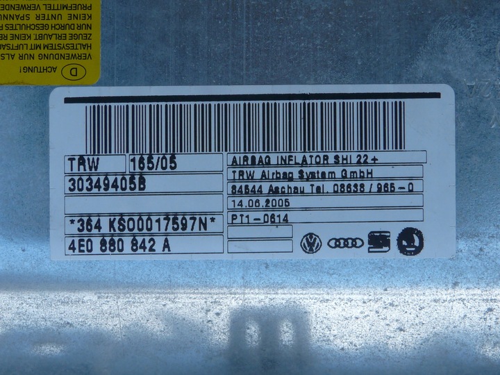 фото №8, A8 d3 подушка колінна праві перед 4e0880842a