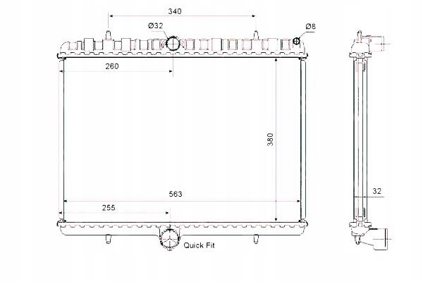 фото №2, Nrf радіаторів citroen c8 jumpy 2,0hdi 07- fiat scu
