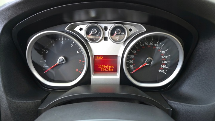 фото №10, Ford focus mk2 рестайлинг c-max mk1 fl kuga i спидометр дисплей 2008 r. бензин