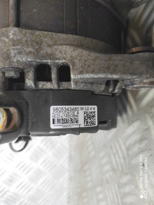 фото №8, Citroen jumper peugeot boxerii рестайлінг 2.0 2.2 блакитний hdi генератор 9805343480