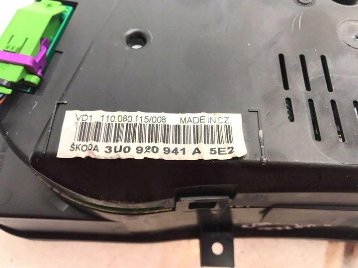 фото №12, Skoda superb b5 3u 2005 комп'ютер / блок керування ecu i комплект ключів