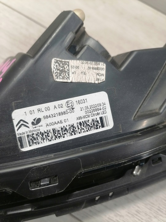 фото №10, Citroen c3 рестайлінг aircross галоген лівий 9843218980
