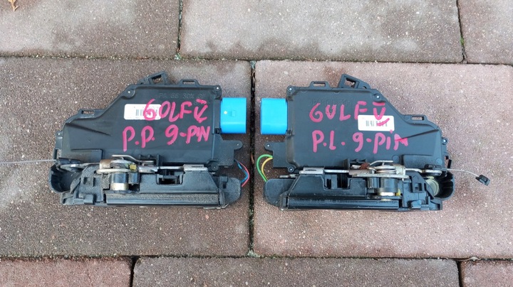 фото №1, Altea toledo iii octavia golf v touran---zamek дверь перед левый 9-pin