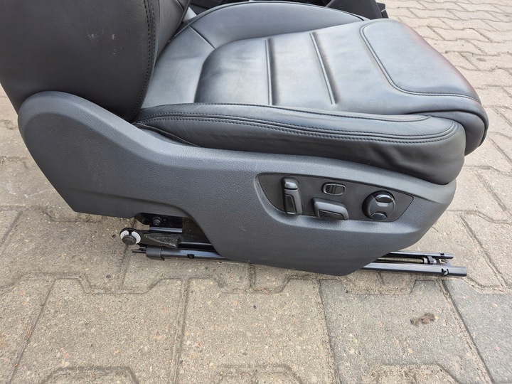 фото №15, Vw touareg ii 7p 10-18 сидіння сидіння чорна шкіра електрика kpl європа bdb