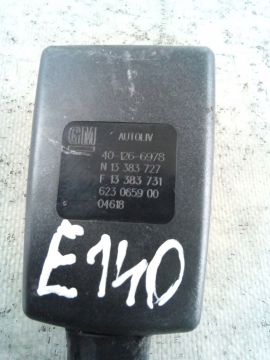 фото №3, E140 застёжка ремня zafira c 13383727