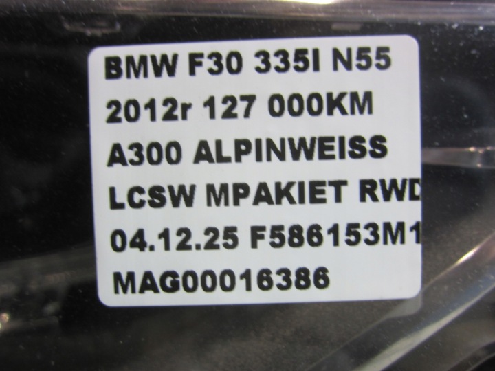 фото №16, Bmw usa 3 f30 f31 фара права передня перед akl bi ксенон 7317408 7338708