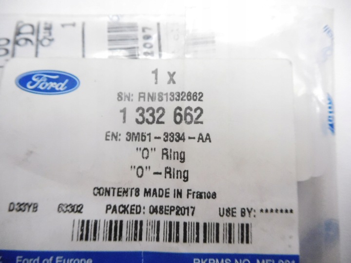 фото №11, Набір ущільнювачів шланг підсилювача кермо _ 1332662 _ 3m51-3334-aa