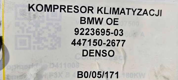 фото №7, Компрессор кондиционера bmw (oem) 9223695-03