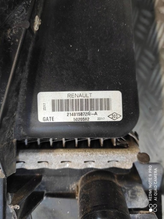 фото №9, Радіатор основний  клімат інтеркулер вентилятор renault master iii 214107695r