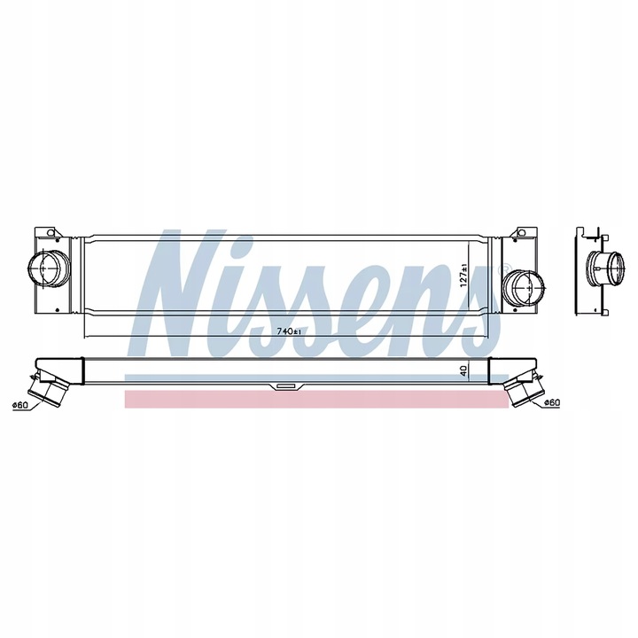 фото №9, Nis96624 радиаторов двигателя fiat ducato 2.0d/2.2d/2