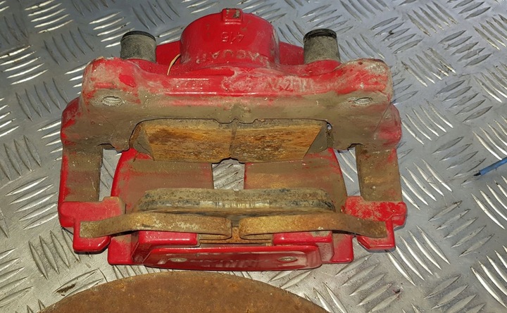 фото №13, Jaguar xf x260 3.0 sc зажимы диски тормозные 350mm красный комплект супер