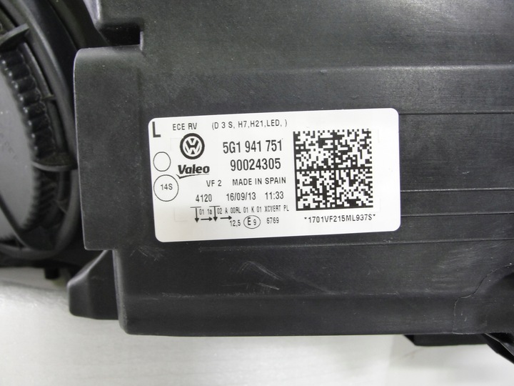 фото №9, Лампа перед левая vw golf vii 2012- 5g1941751 bi-xenon з led