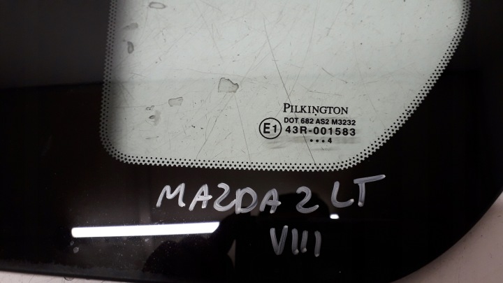 фото №6, Mazda 2 ii 02-07 стекло кузова левое зад