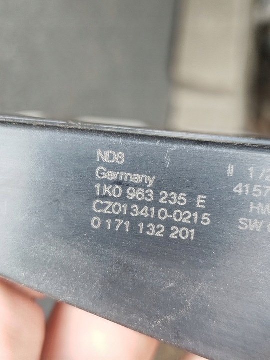 фото №7, Радіаторів підігрівач електричний vw golf 5 v audi a3 8p 1k0963235e