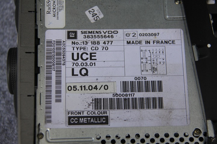 фото №2, Vectra c 3.0cdti 06' універсал радіо cd 13188477