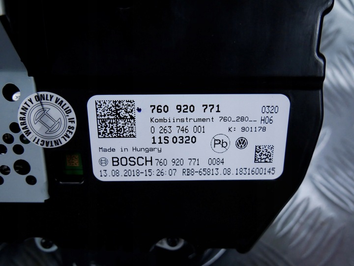 фото №1, Vw touareg iii спідометр  прилади 760920771