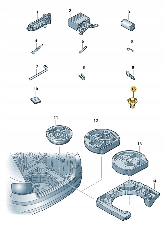 фото №1, Нове оригінальні audi оригінальний номер гвинт кріпильна колесо запасне 1k0803899b