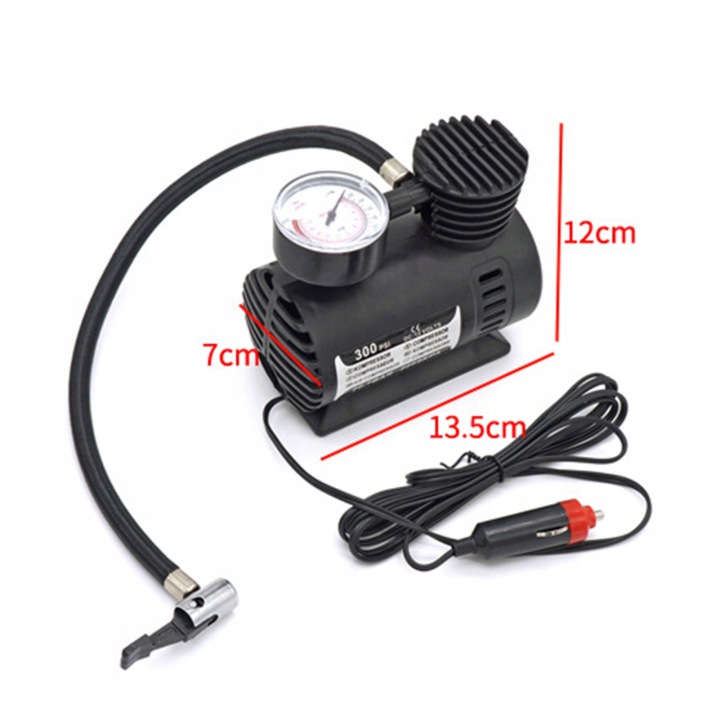 фото №10, Новая переносная mini 300ssi 12 v inflator inflator насос mini электрический yu