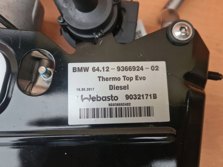 фото №12, Вебасто bmw x3 g01 x4 g02 64.12-9366924-02 дизель