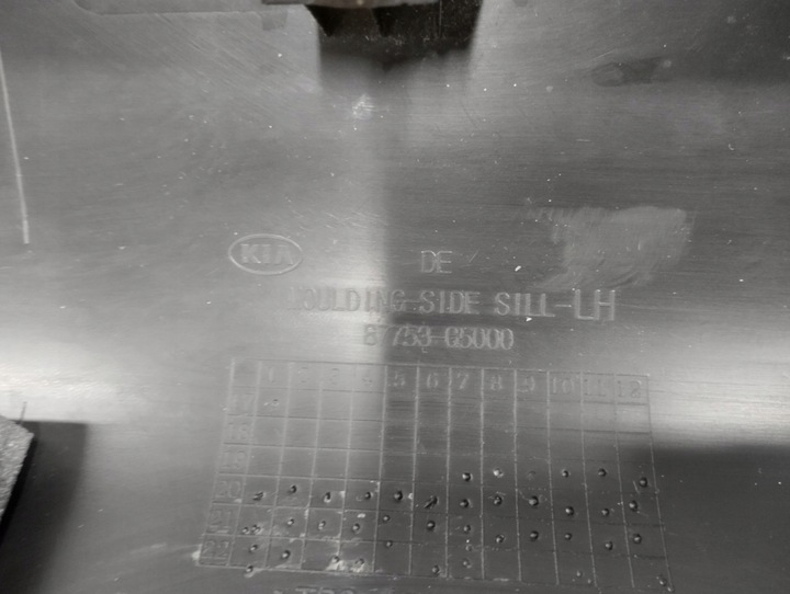 фото №10, Планка порогова ліва kia niro 1 i 16-22 накладка