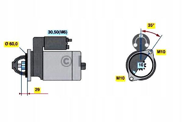 фото №2, Стартер bosch 80 61516201