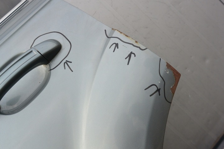 фото №11, Дверь левая зад audi q7 4l ly7e