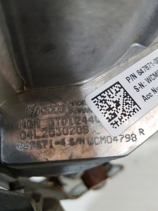 фото №10, Турбонагнітач 04l253020s vw audi skoda 1.6tdi dgd