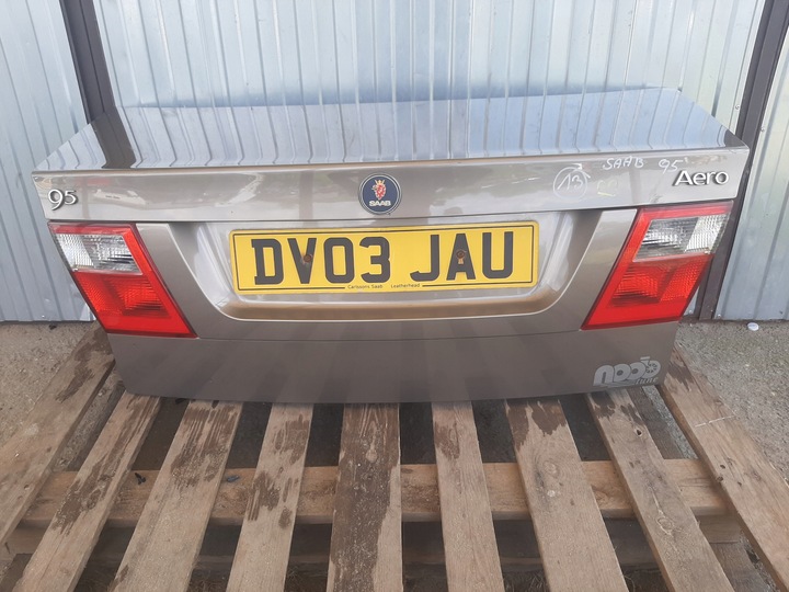 фото №7, Кришка багажника saab 9-5 95 i оригінал лак 286 hazelnut sedan