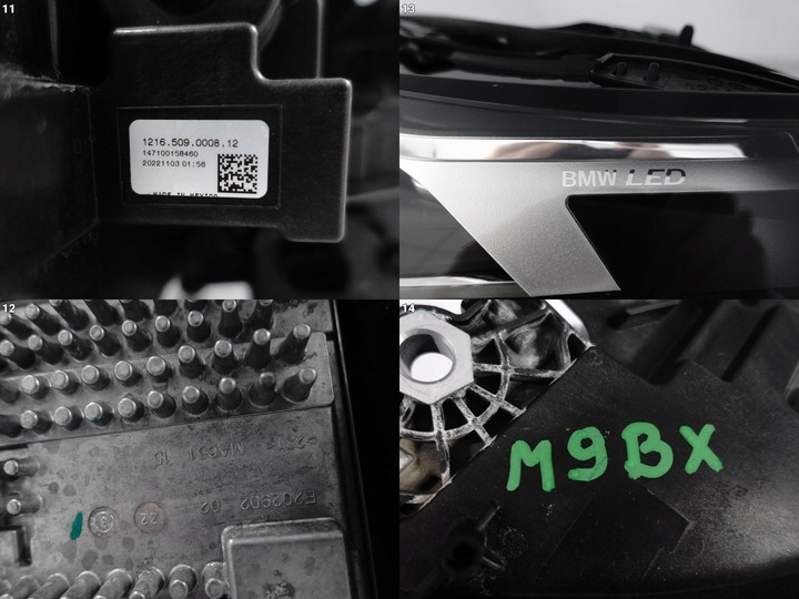 фото №12, Bmw 2 ii g42 m2 g87 cs 22- лампа повний led золото золота ліва модулі перед eu