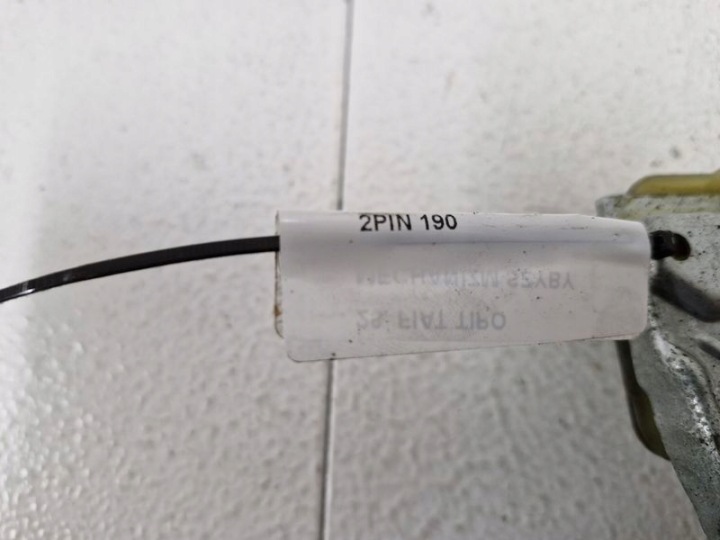 фото №6, Fiat tipo ii 2 підйомник механізм скла праве зад заднє 2 pin 00520728590
