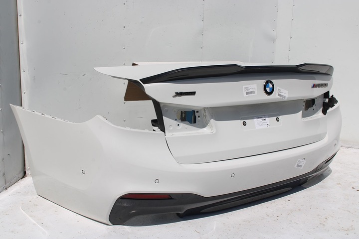 фото №13, Bmw m5 5 g30 зад бампер + крышка багажника лампы t