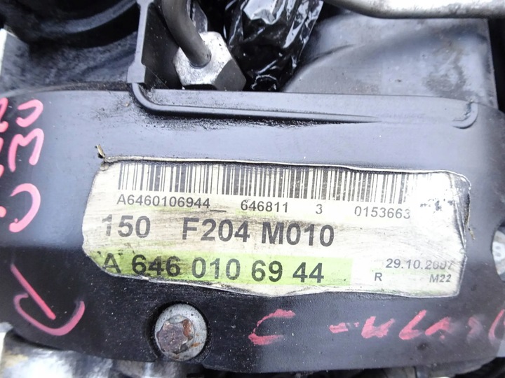 фото №13, Двигун mercedes c-klasa w204 c220 2.2 cdi a6460106944