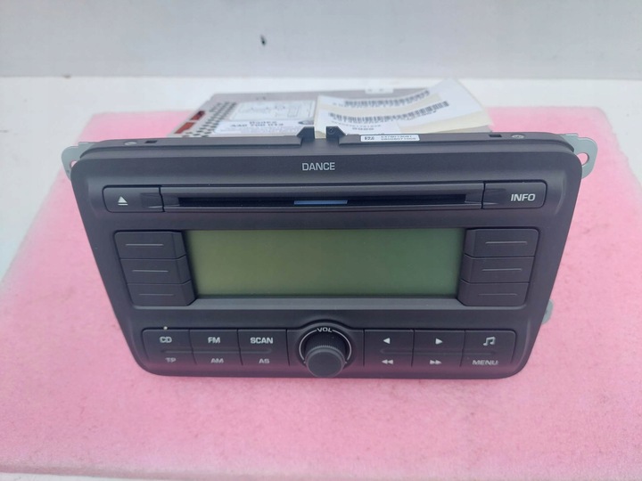 фото №1, Skoda fabia ii roomster радио dance новая оригинальный номер