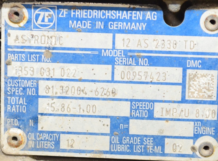 фото №8, Коробка передач коробки передач автомат zf 12as2330 td man tgx