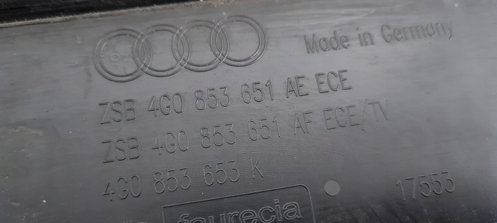 фото №13, A6 c7 4g рестайлінг решітка радіатора решітка бампера перед sline чорний pod pdc 4g0853651af