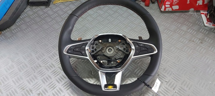 фото №8, Руль лепестки кожа clio v многофункциональный