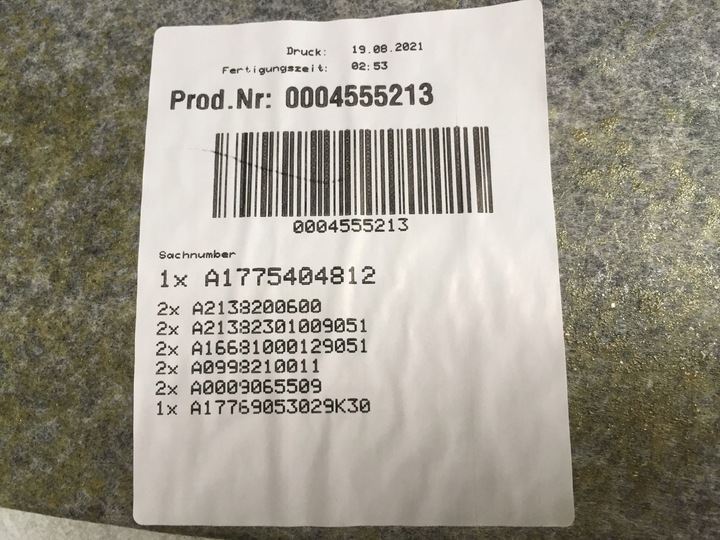 фото №10, Mercedes a клас w177 sedan 2021 стеля чорна a1776905302