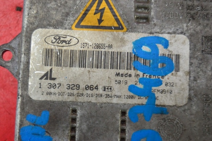 фото №8, Преобразователь ксенон ксенон левая 1s71-12b655-aa ford mondeo mk3 00-03