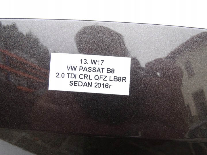 фото №16, Задний бампер lb8r vw passat b8 3g sedan 4x pdc 14-18r