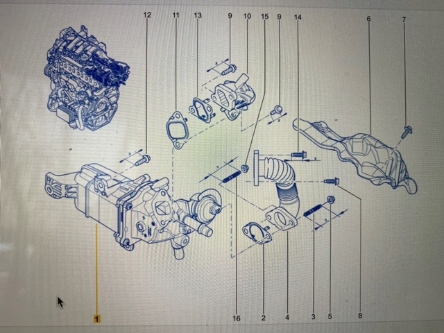 фото №8, Mahle ce 49 000p радиаторов, рециркуляция выхлопных газов