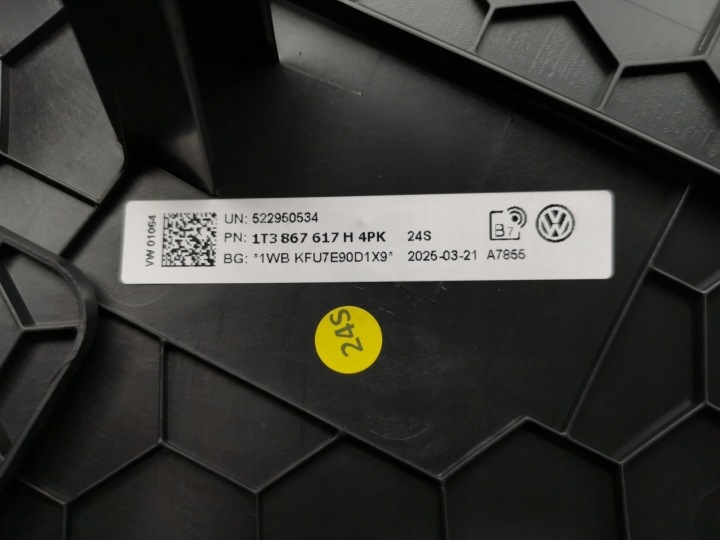 фото №7, Защита молдинг накладка потолок vw id. buzz 1t3867617h новый оригинальная запчасть