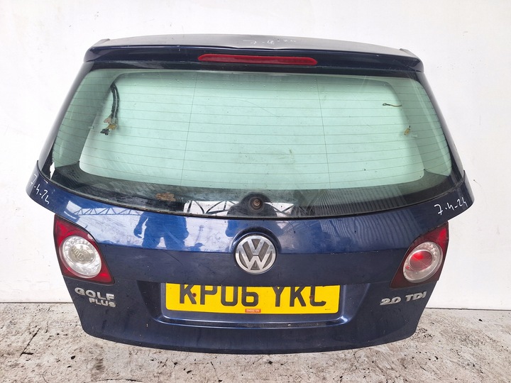 фото №1, Volkswagen golf v plus golf vi plus 05-14 кришка зад