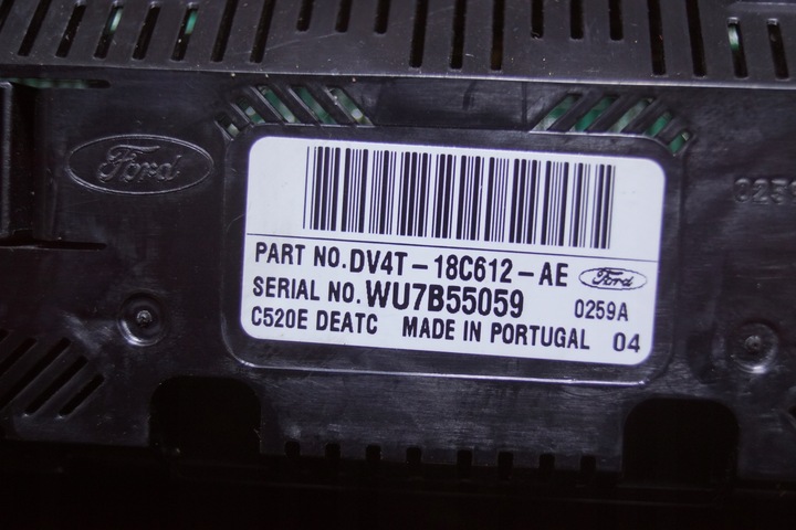 фото №13, Панель кондиционера ford kuga mk2 dv4t-18c612-ae