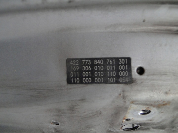 фото №11, Mercedes a w169 169 рестайлинг капот крышка двигателя 761