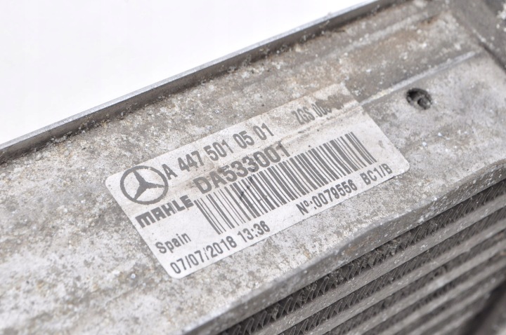 фото №7, Mercedes w447 1.6 cdi радіатор повітря інтеркулер a4475010501