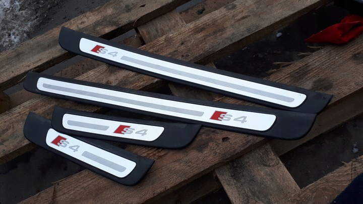 фото №9, S4 b8 рестайлинг a4 планки накладки пороговые sline