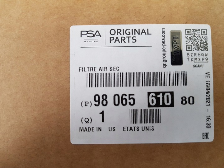 фото №7, Корпус фильтра воздуха ds3 ds4 ds5 jumpy iii spacetoruer 9806561080