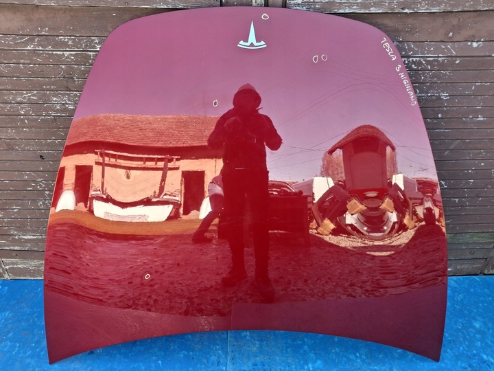 фото №1, Кришка двигуна капот tesla 3 highland 2023r-