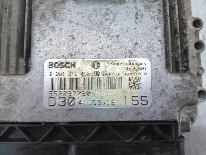 фото №7, Комп'ютер, блок керування  fiat ducato iii 552097790 0281012490
